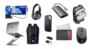 Laptop accessories including cooling pads, cases and docking stations